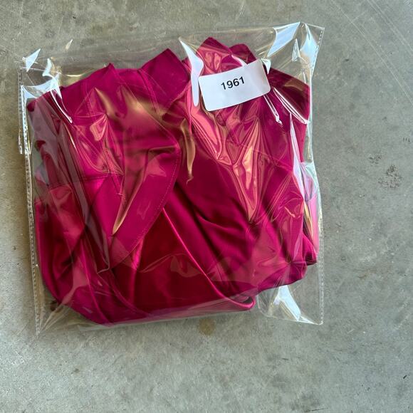 Cynthia Steffe Zoe Cerise Strapless Ruffle Dress Women's 8 Pink Cocktail Dress - Picture 6 of 6